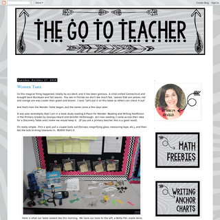 The Go To Teacher