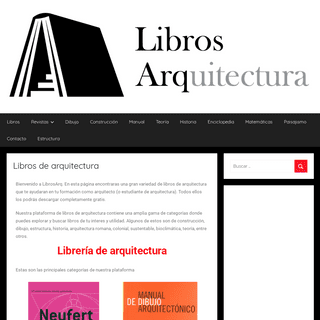 Libros de arquitectura - LibrosArq