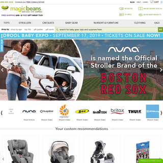 Magic Beans - Best Baby Store & Toys - Boston MA Fairfield CT - Strollers, Baby Registry, Car Seats - Free Shipping