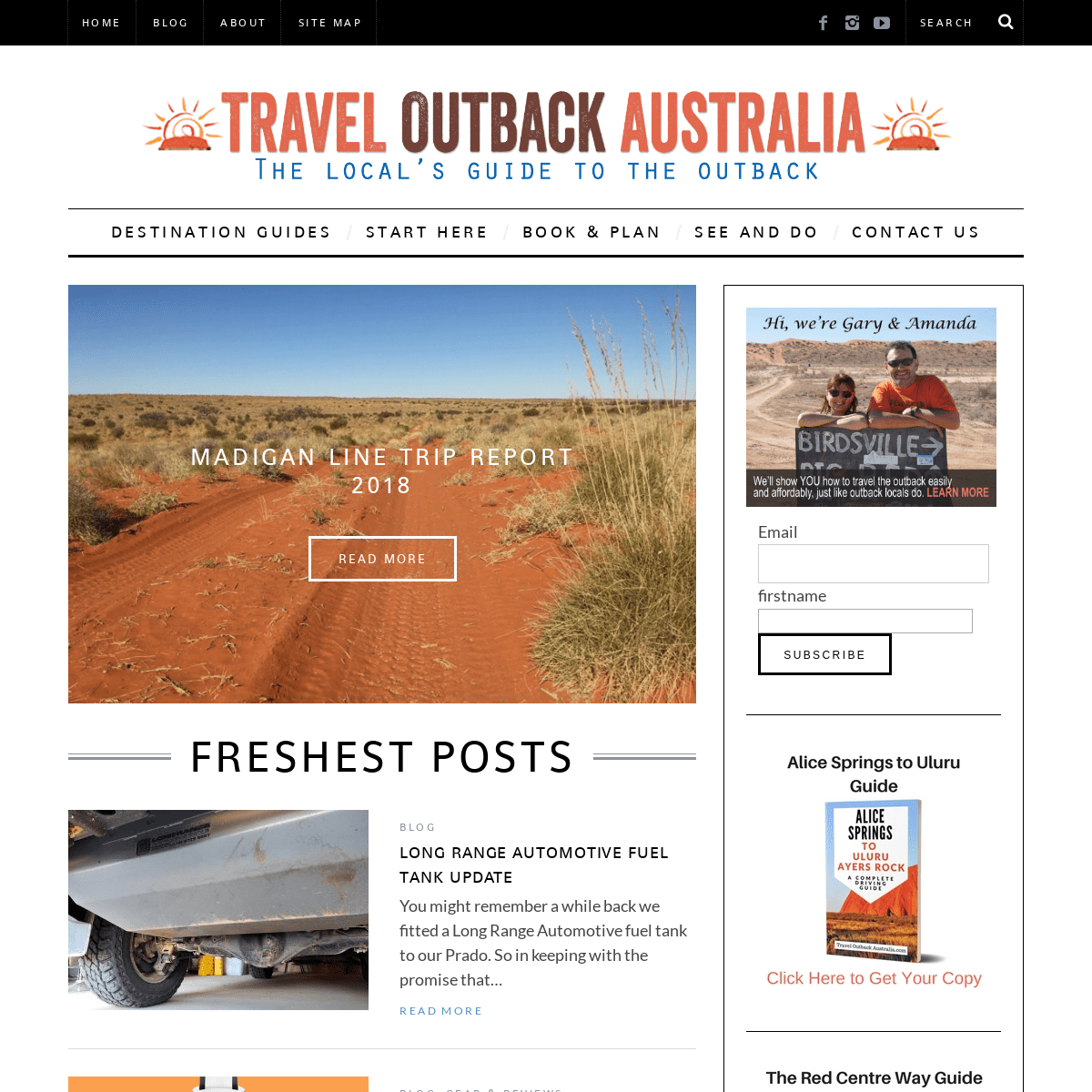 Travel Guide to the Australian Outback - Travel Outback Australia