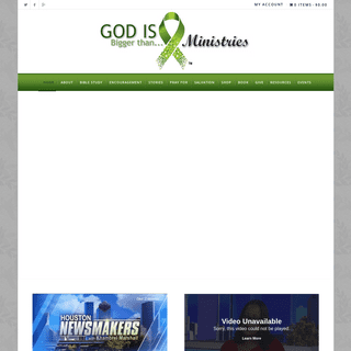 Cancer Ministry - God Is Bigger Than Ministries