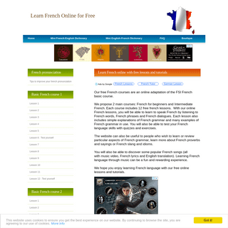 Learn French Online for Free - 100% Free French Lessons
