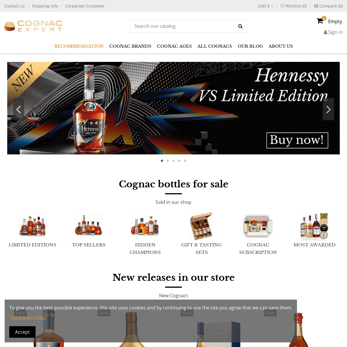 Cognac Expert® | Buy 800+ Cognacs online | Worldwide Shipping
