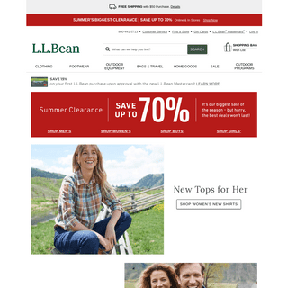 L.L.Bean - The Outside Is Inside Everything We Make