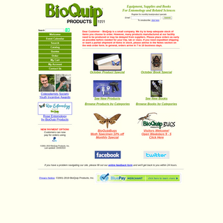 A complete backup of bioquip.com