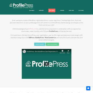 ProfilePress - WordPress User Registration & Profile Plugin
