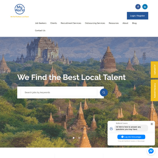 Recruitment, Staffing, Employment Agency | Yangon, Myanmar | MyWorld Careers - MyWorld