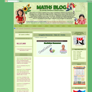 www.mathsblog.in : Maths Blog for School Teachers & Students