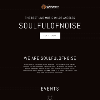 A complete backup of soulfulofnoise.com