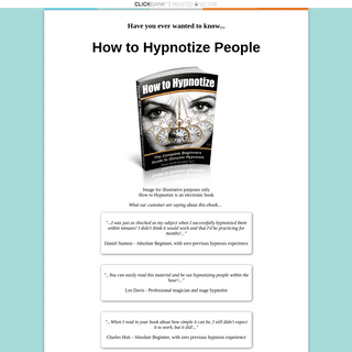 A complete backup of how-to-hypnotize-people.com