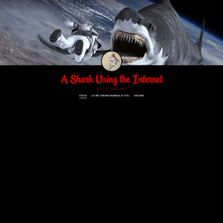 A Shark Using the Internet