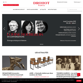 A complete backup of drouot.com