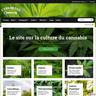 Bienvenue sur CannaWeed, le site dédié à la culture du cannabis.