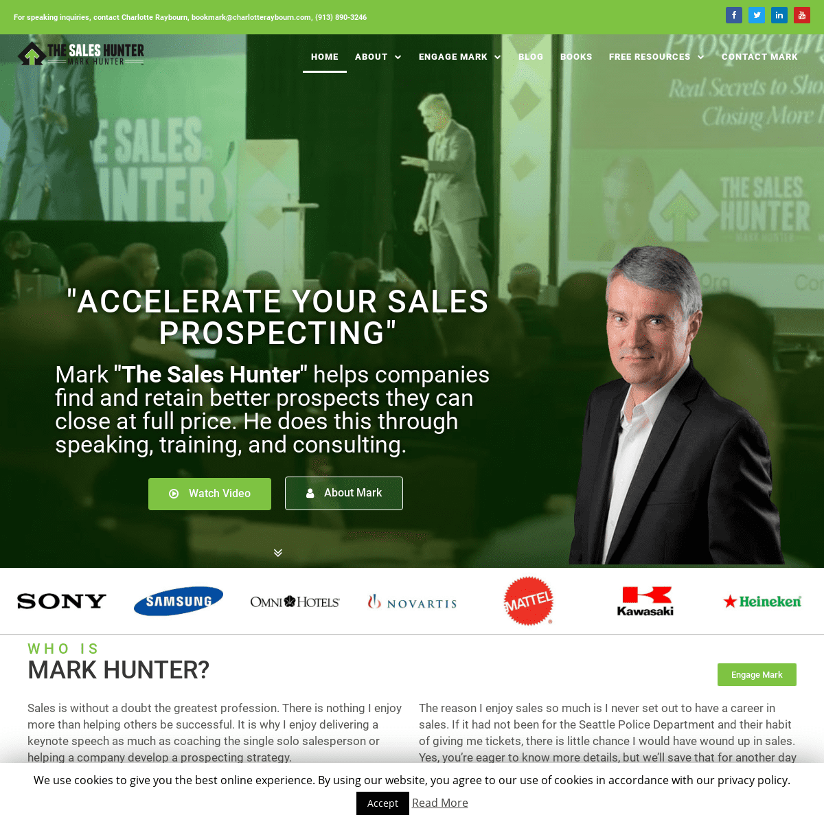Mark Hunter | ACCELERATE YOUR SALES PROSPECTING