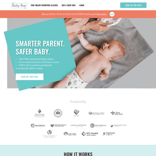 Baby Box Co- Baby Boxes and Baby Milestone Education and Rewards