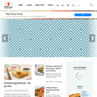 Homepage - Vietnamese Recipes