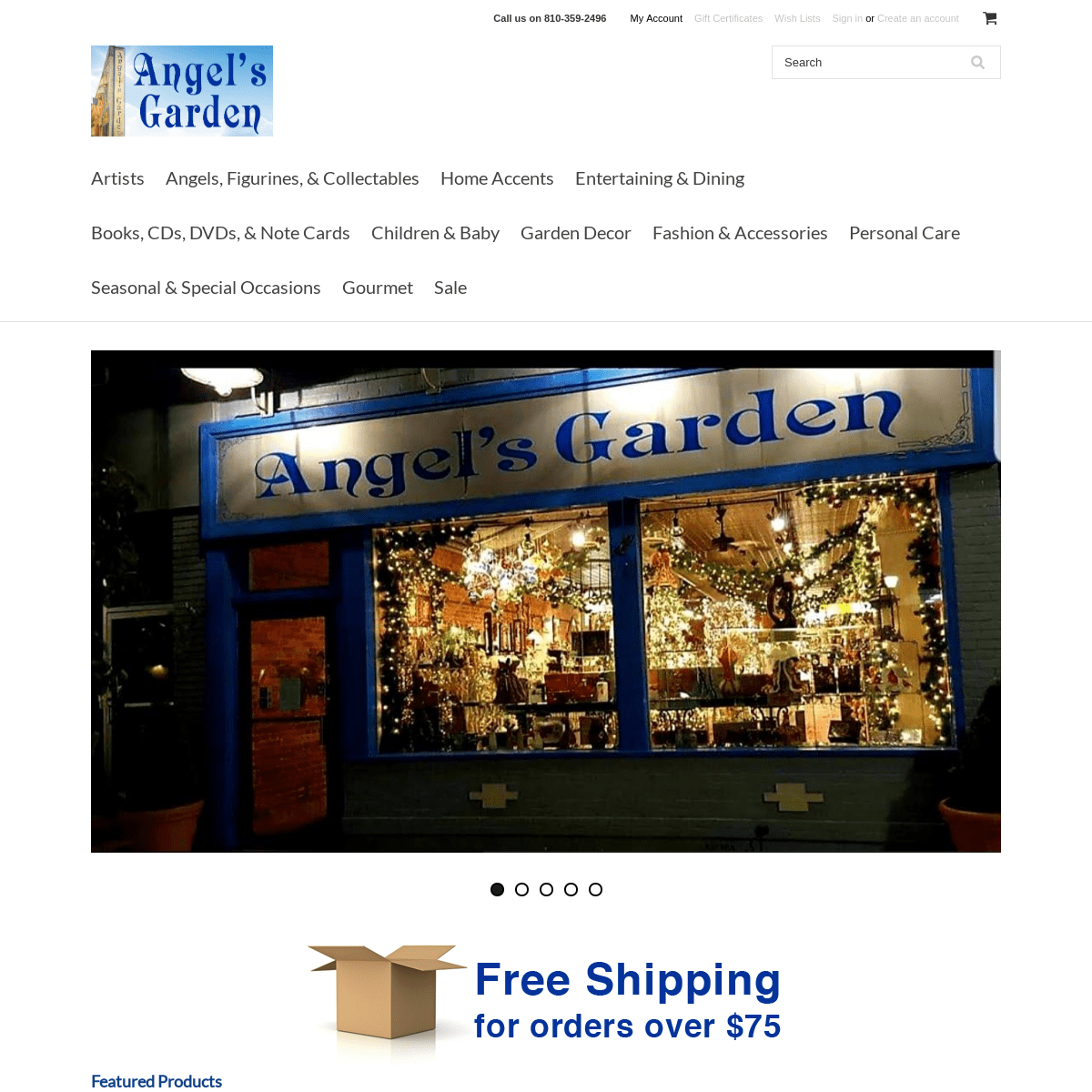 A complete backup of angelsgardengifts.com