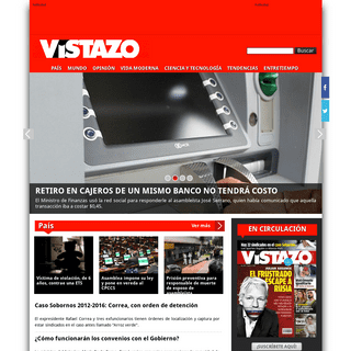 Vistazo | Revista digital de noticias locales e internacionales.