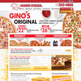 A complete backup of ginospizza.ca