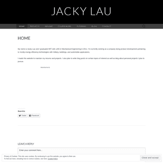 A complete backup of jackyhlau.wordpress.com