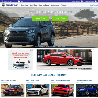 Price, Search, Buy New & Used Cars Online - CarsDirect