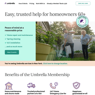 Umbrella - Easy, trusted help for homeowners 60+