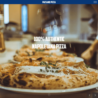 Paesano Pizza - Authentic Neapolitan Pizza 