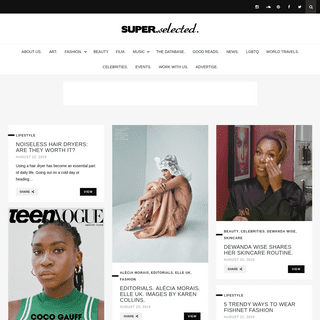 SUPERSELECTED - Black Fashion Magazine Black Artists Black Writers