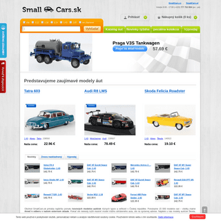 Modely áut - 18 000 autíčok na SmallCars.sk