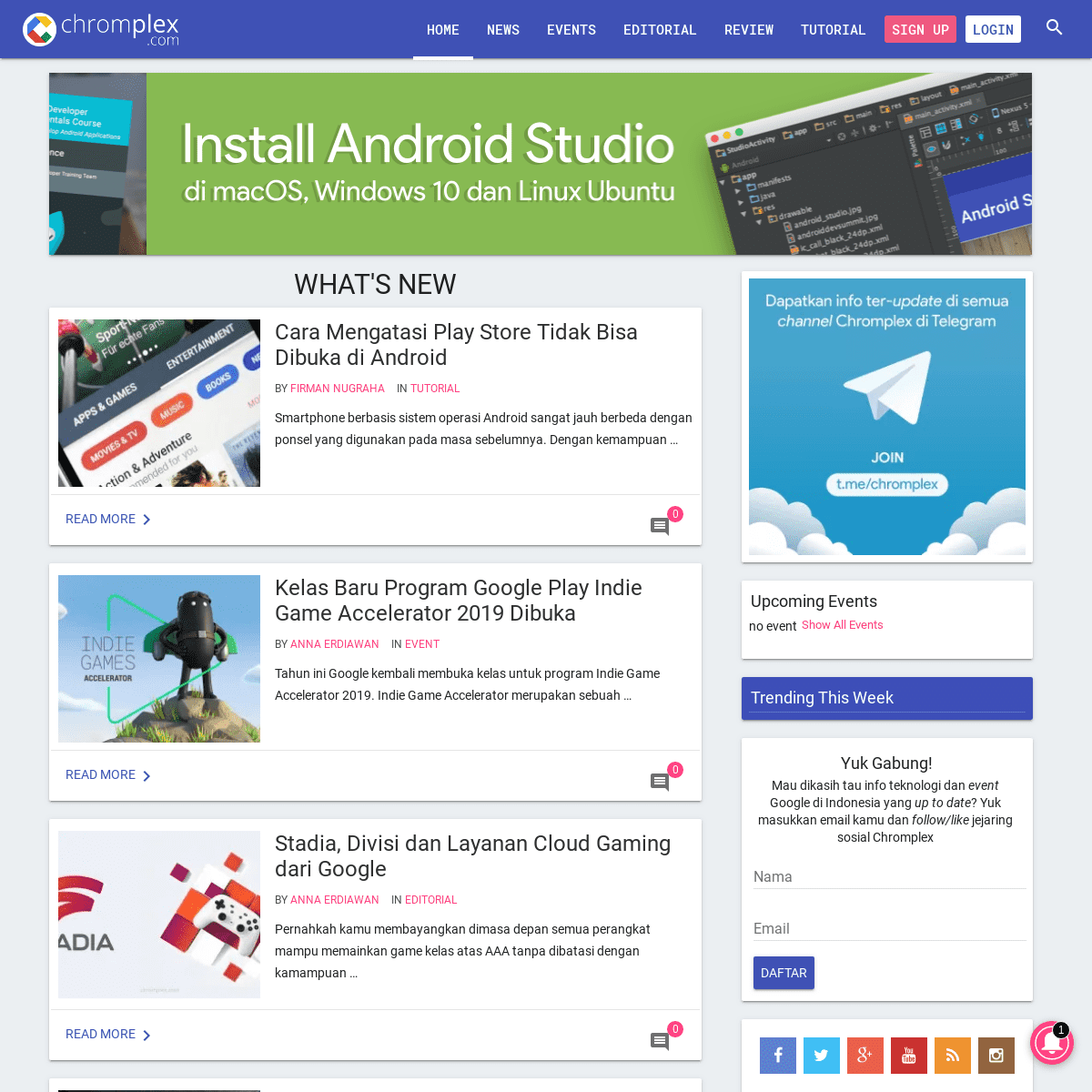 Chromplex - Indonesian First and Trusted Tech Media about Google