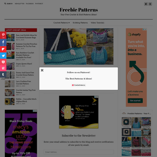 FreebiePatterns.com - Your Free Crochet & Knit Patterns!