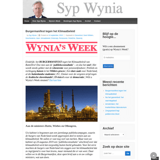 Syp Wynia - verslaggever