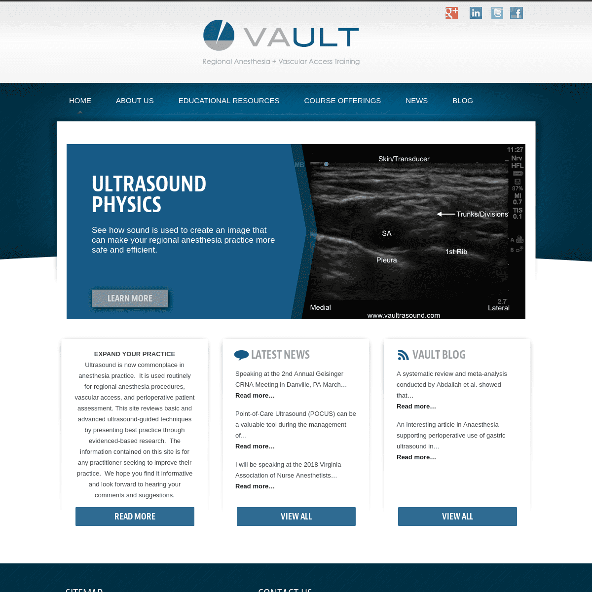 Ultrasound-Guided Regional Anesthesia Richmond, VA | Vault