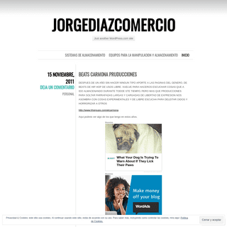 A complete backup of jorgediazcomercio.wordpress.com