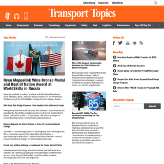 The Leader in Trucking & Freight News | Transport Topics