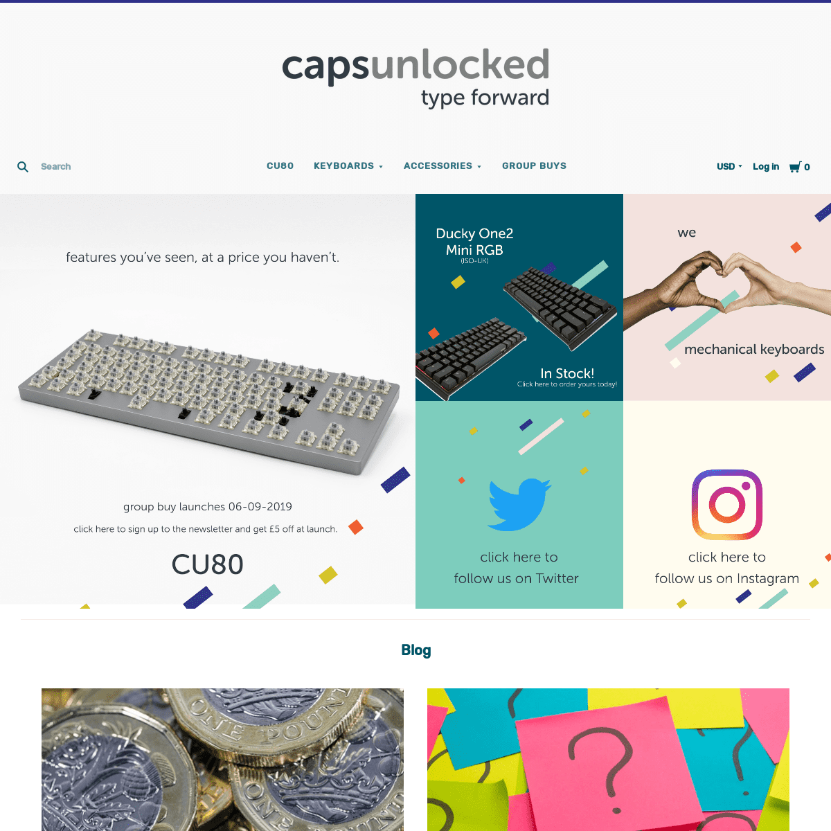 Mechanical Keyboards,  Keycap Sets and Group Buys  | capsunlocked