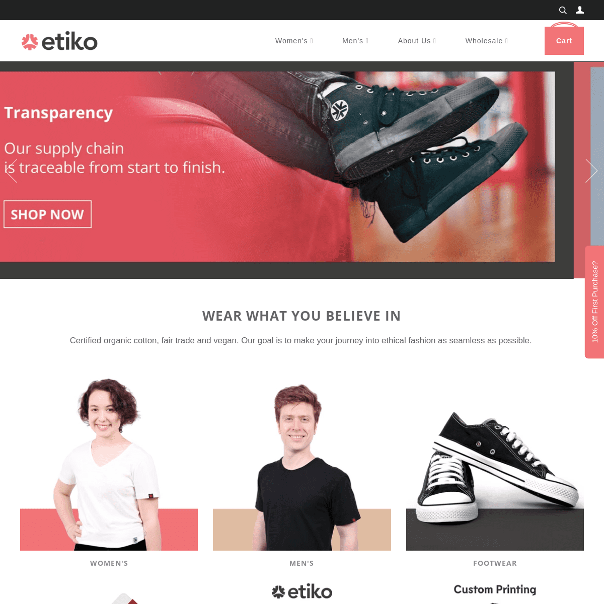 Etiko | Australia's Most Ethical Clothing Brand | FairTrade Certified