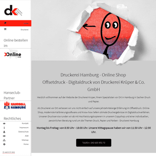Druckerei Hamburg - Online-Shop - Offsetdruck-Digitaldruck