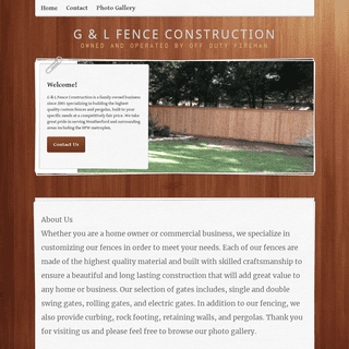 G & L Fence Construction - Home