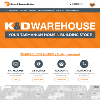 K&D Warehouse - Your Tasmanian Home & Building Store