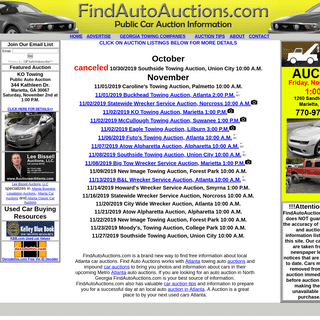 A complete backup of findautoauctions.com