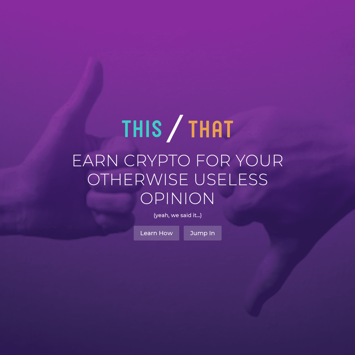 ThisOrThat | Answer questions & earn crypto