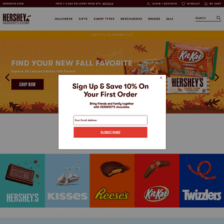 Welcome to the Official HERSHEY'S Online Store! | FREE 1-3 Day Delivery