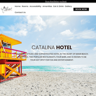 Catalina Hotel & Beach Club - Chic Stylish Miami Beach Hotel | South Beach Group