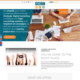 SCION SOCIAL | Social Media Marketing Services
