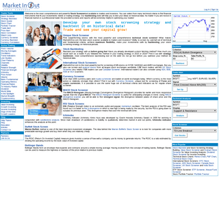 MarketInOut.com - Technical Stock Screener
