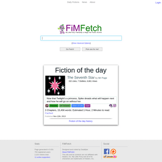 FiMFetch- The FiM Fiction Archive
