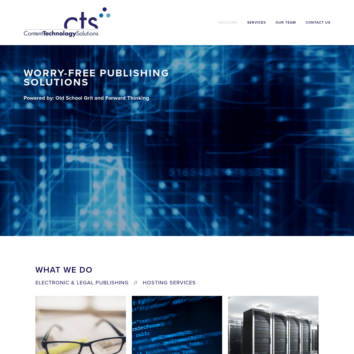 CTS - electronic publishing expertise