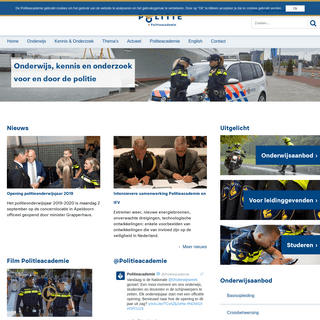 A complete backup of politieacademie.nl