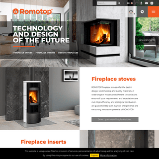 Producer of the Stoves, Fireplaces, Inserts - Romotop